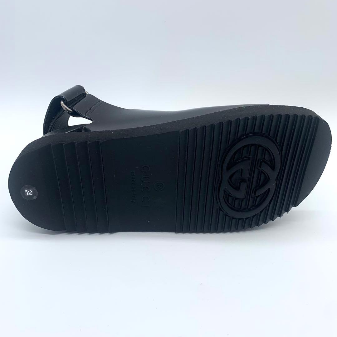 新品未使用 グッチ ラバーサンダル マーモント GG ブラック 箱袋付 22cm