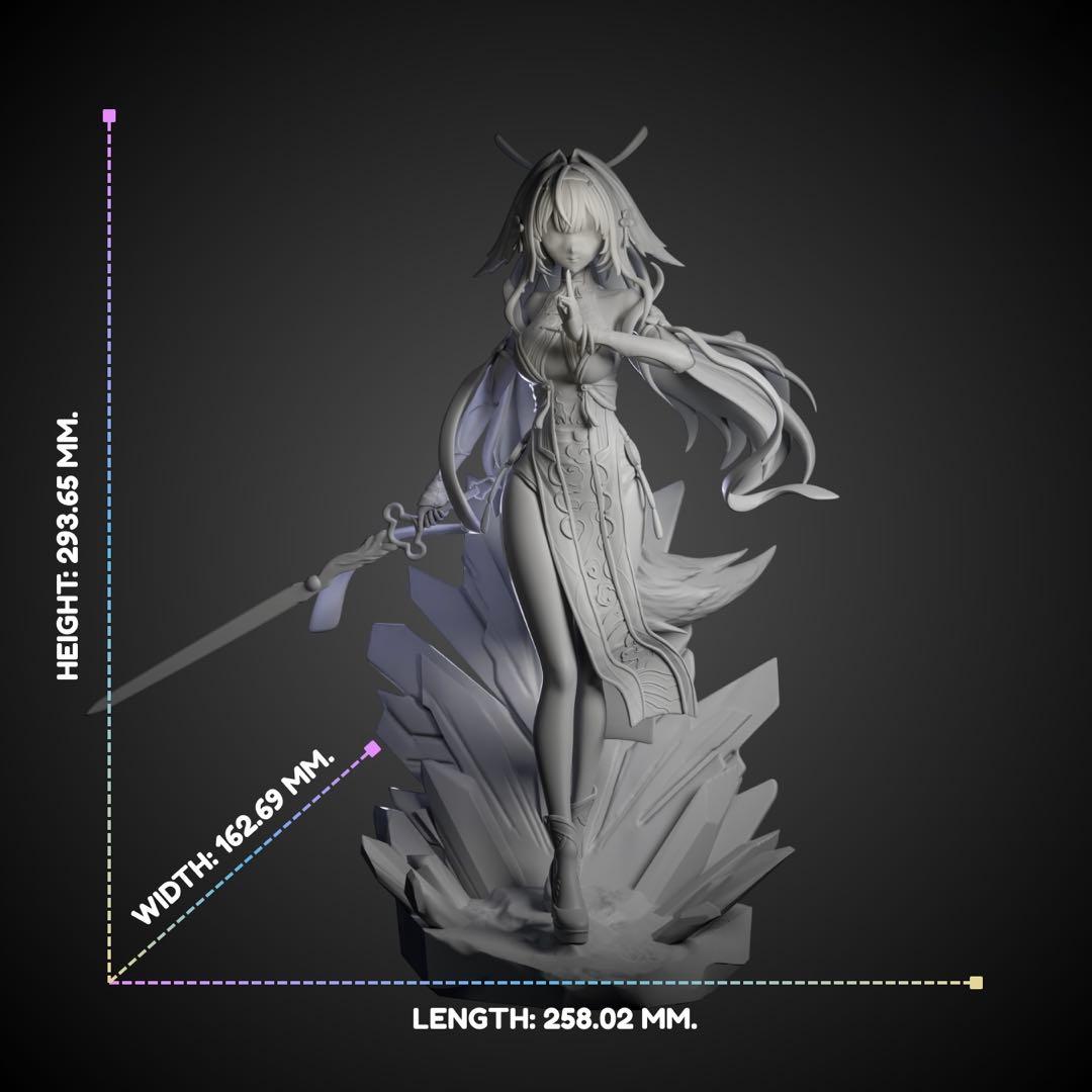 ゼンゼロ　ZZZ 美女　美少女　ガレージキット　未塗装未組立　1/7