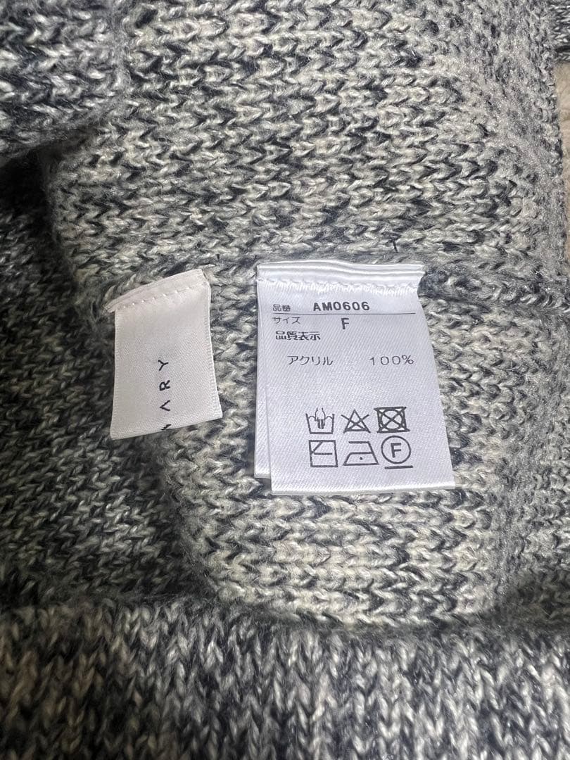 ANDMARY ava knit mini dress ブラック　アンドマリー