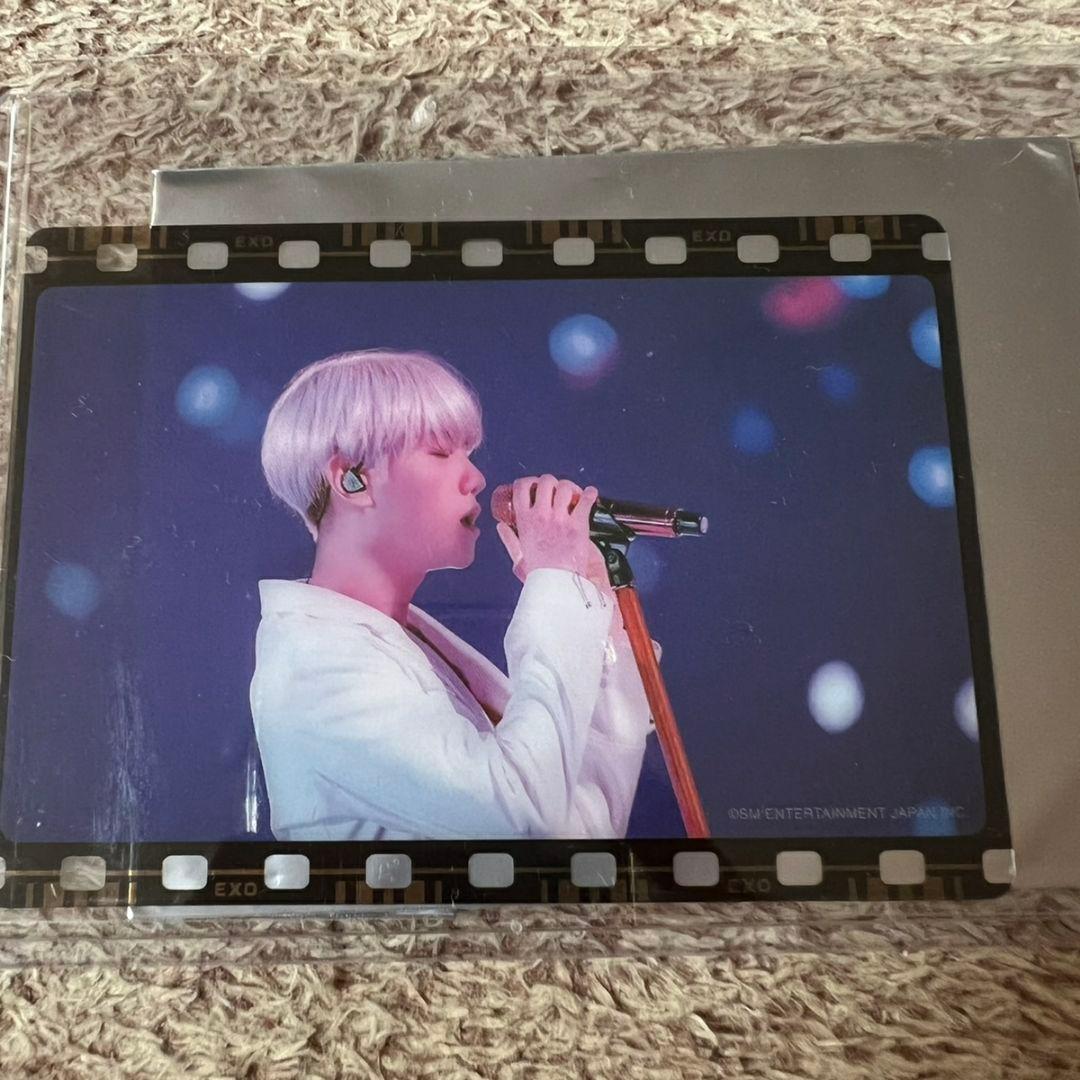 EXO ベッキョン FC特典 フィルム風デザインカード  フィルムライブ