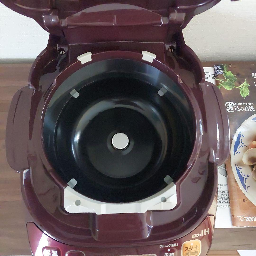 未使用近 自動圧力IH鍋 可変圧力 象印 EL-MB30 煮込み自慢 ボルドー