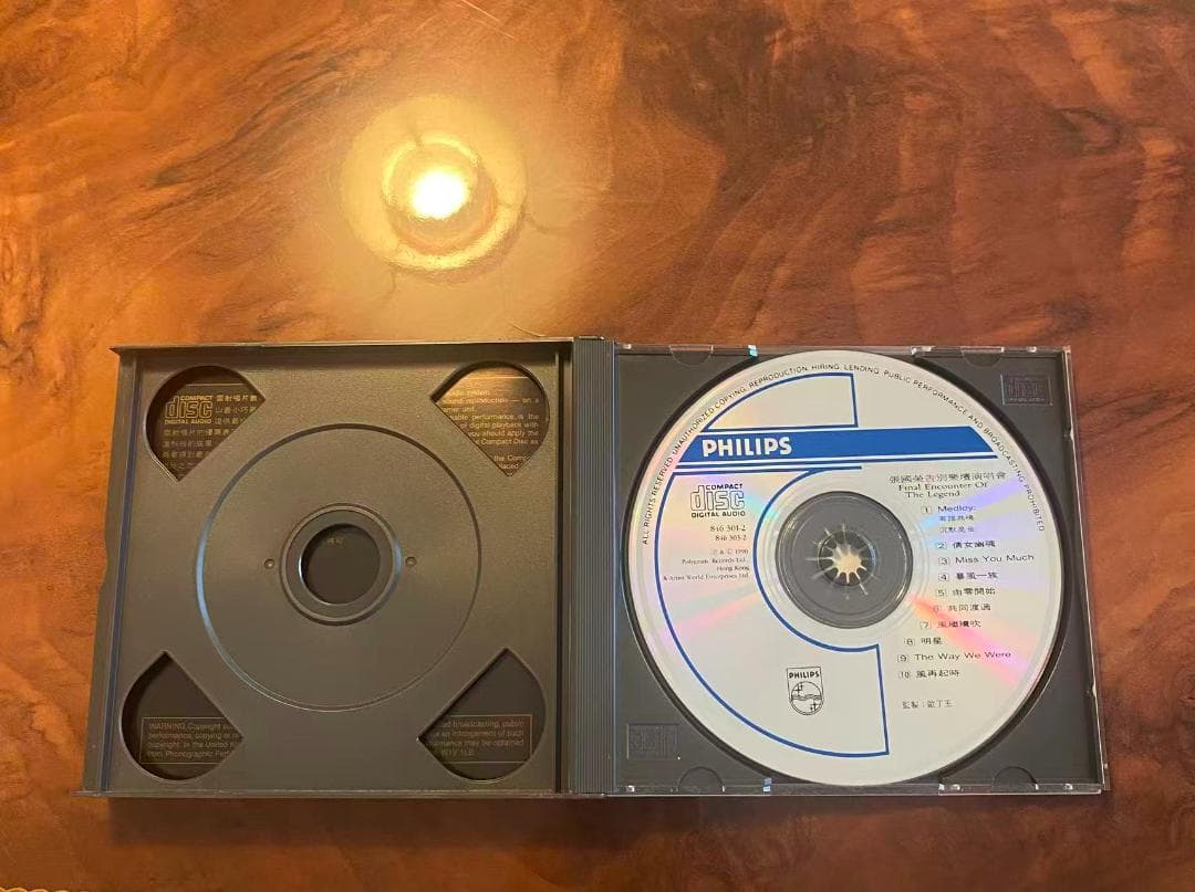 貴重廃盤2×CD－張國榮 レスリーチャン・1989～1990ファイナルコンサート