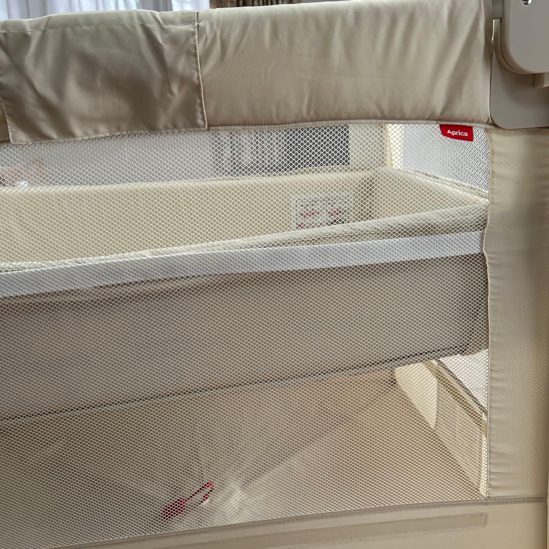 Aprica アップリカ ココネルエアー ベージュ ベビーベッド