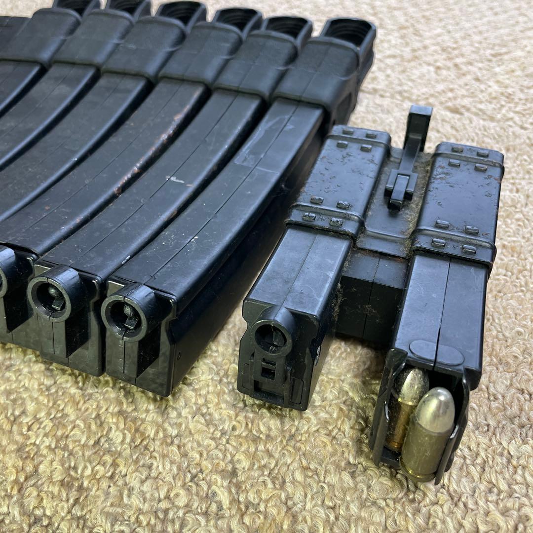 東京マルイ電動ガンMP5マガジン合計9本＋マガジンクリップ3個