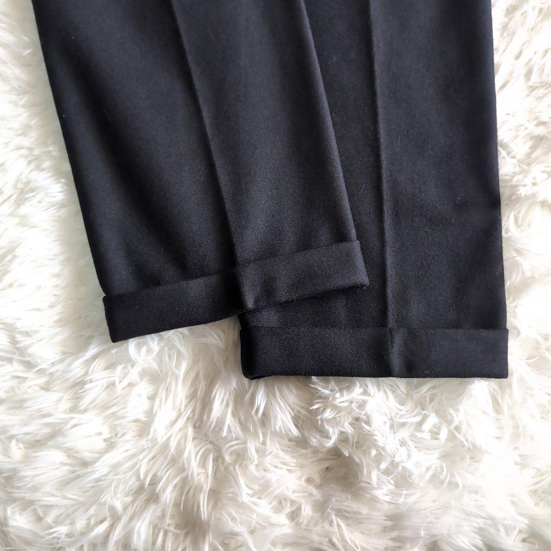 美品 ジャブスアルキヴィオ マサッチョ ウォッシャブル ウール パンツ ブラック