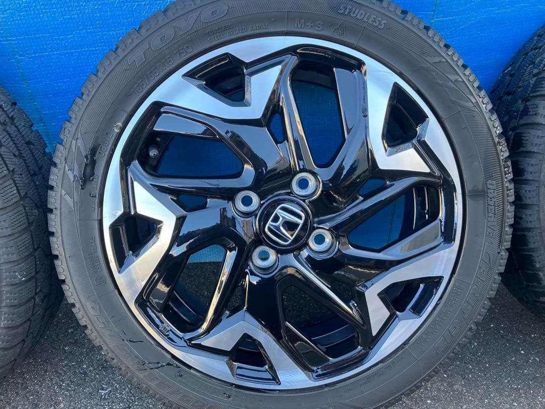 N BOXアルミホイール スタッドレスタイヤ4本セットHONDA TOYOタイヤ