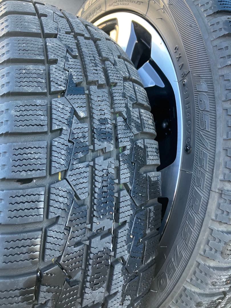 N BOXアルミホイール スタッドレスタイヤ4本セットHONDA TOYOタイヤ