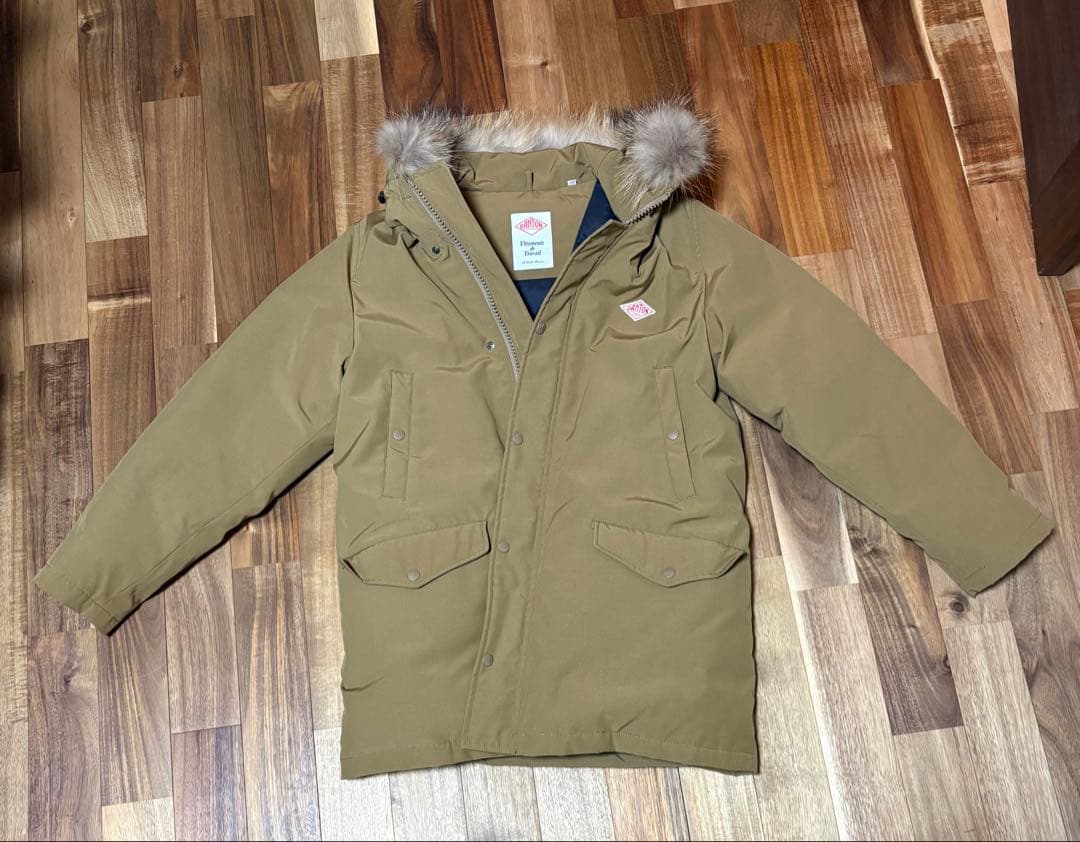 DANTON カーキ ダウンジャケット