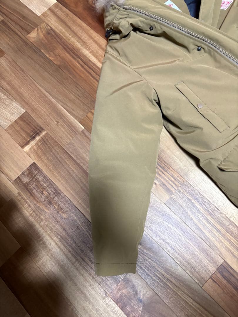 DANTON カーキ ダウンジャケット