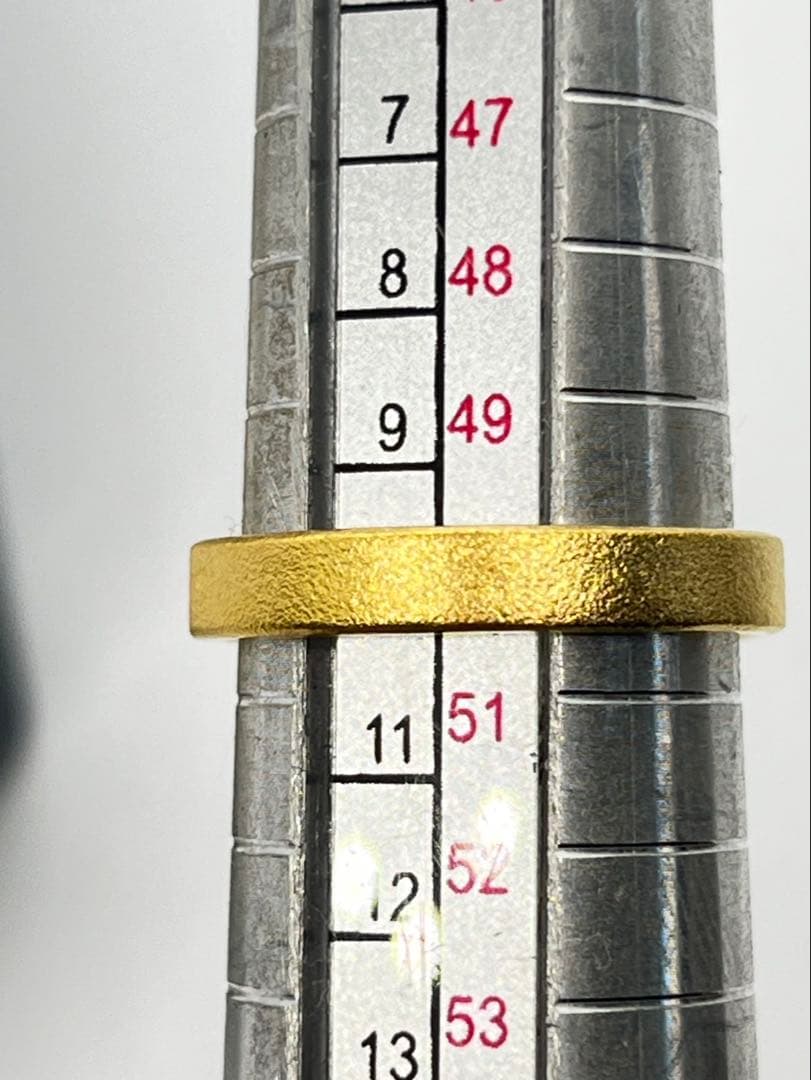 ミーさんK24 純金オーダーリング4.80g指輪　刻印あり ハンドメイド