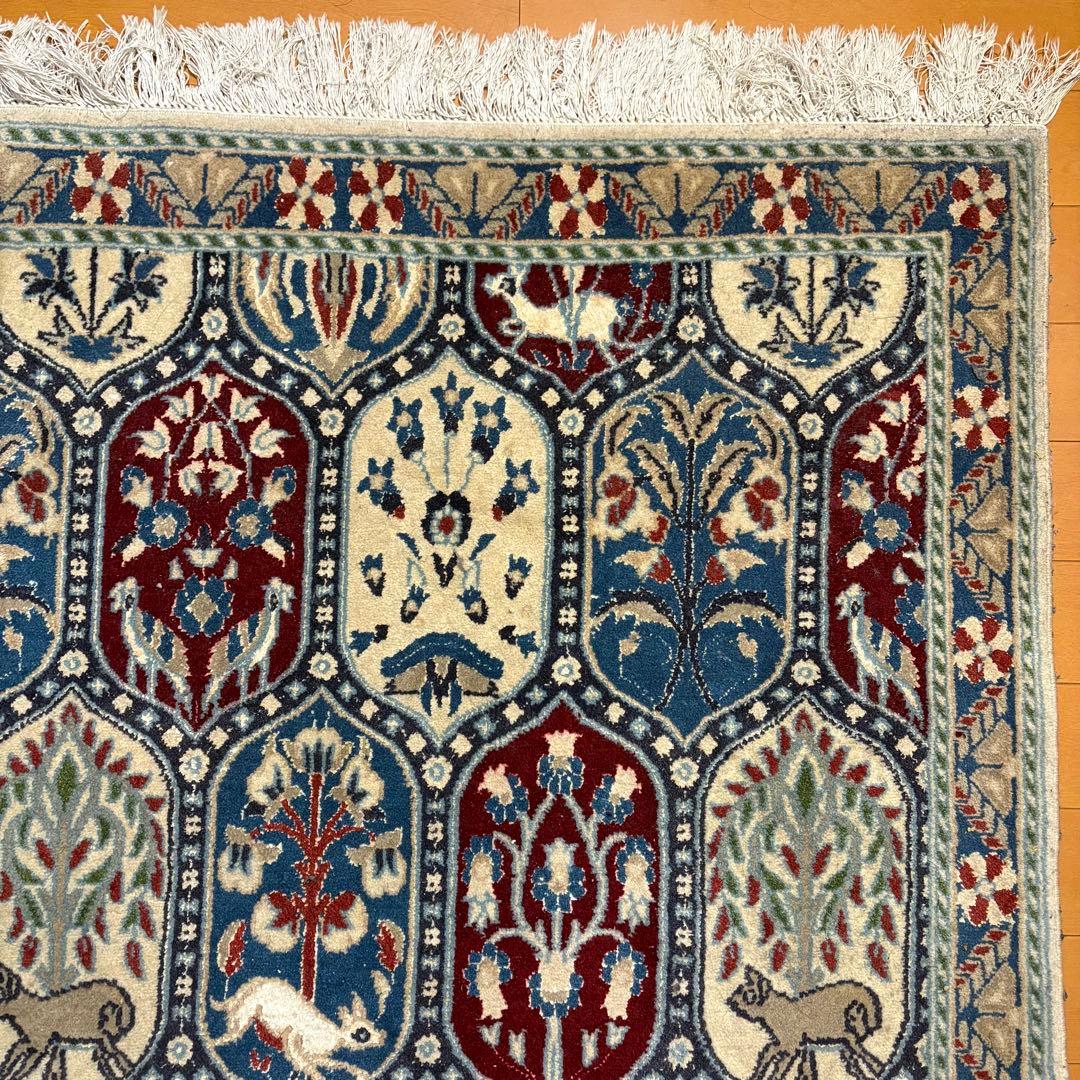 prevell ペルシャ絨毯 ウールシルク90x125cm