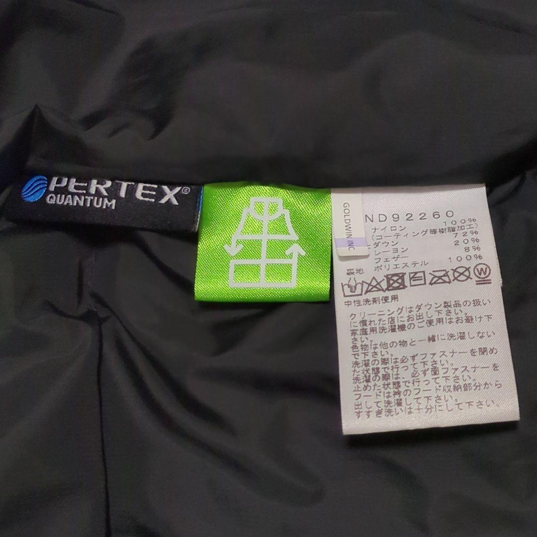 THE NORTH FACE♦GTX ヌプシ ダウンジャケット ロゴ 黒 M