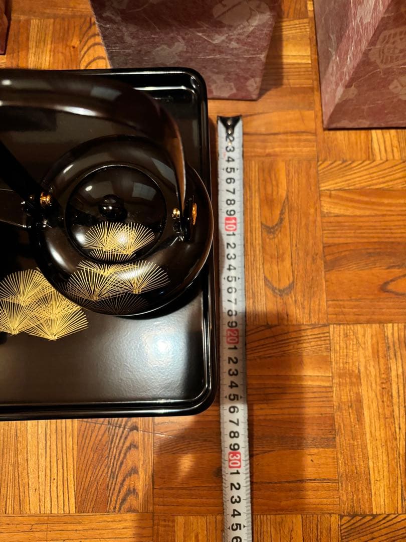 T*o様 会津塗り　漆塗り重箱・茶器セット