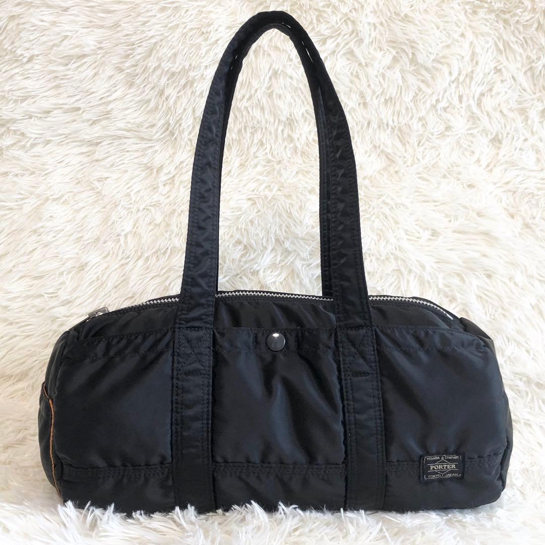 PORTER ポーター タンカー ブラック ミニボストン ドラム Lサイズ