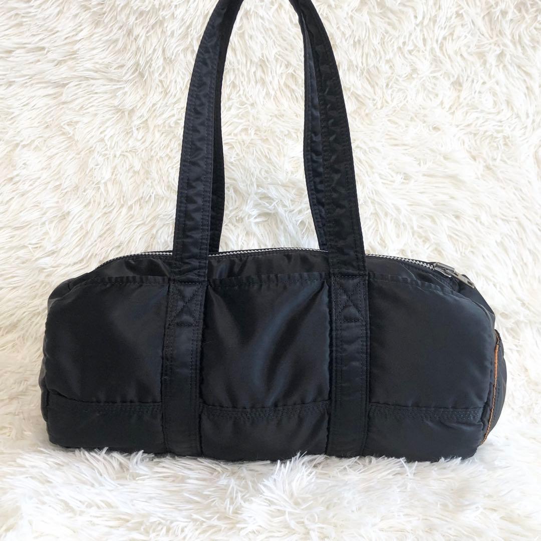 PORTER ポーター タンカー ブラック ミニボストン ドラム Lサイズ