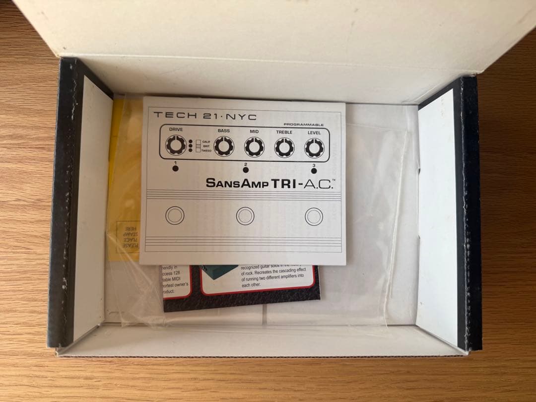 TECH21 テック21 SANSAMP TRI-A.C. プリアンプ