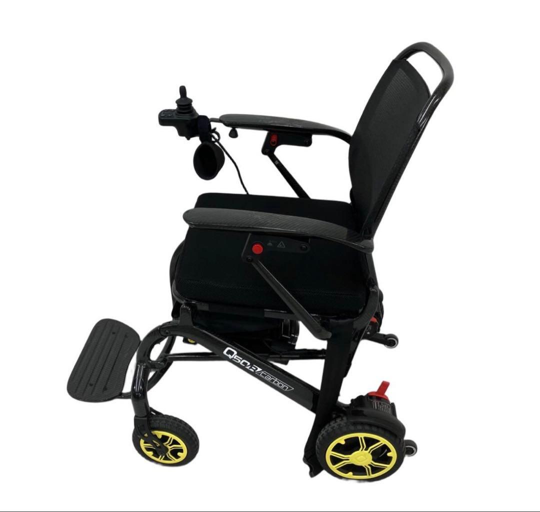 中古品 超軽量 QUICKIE Q50 R カーボン折り畳み電動車椅子2025年