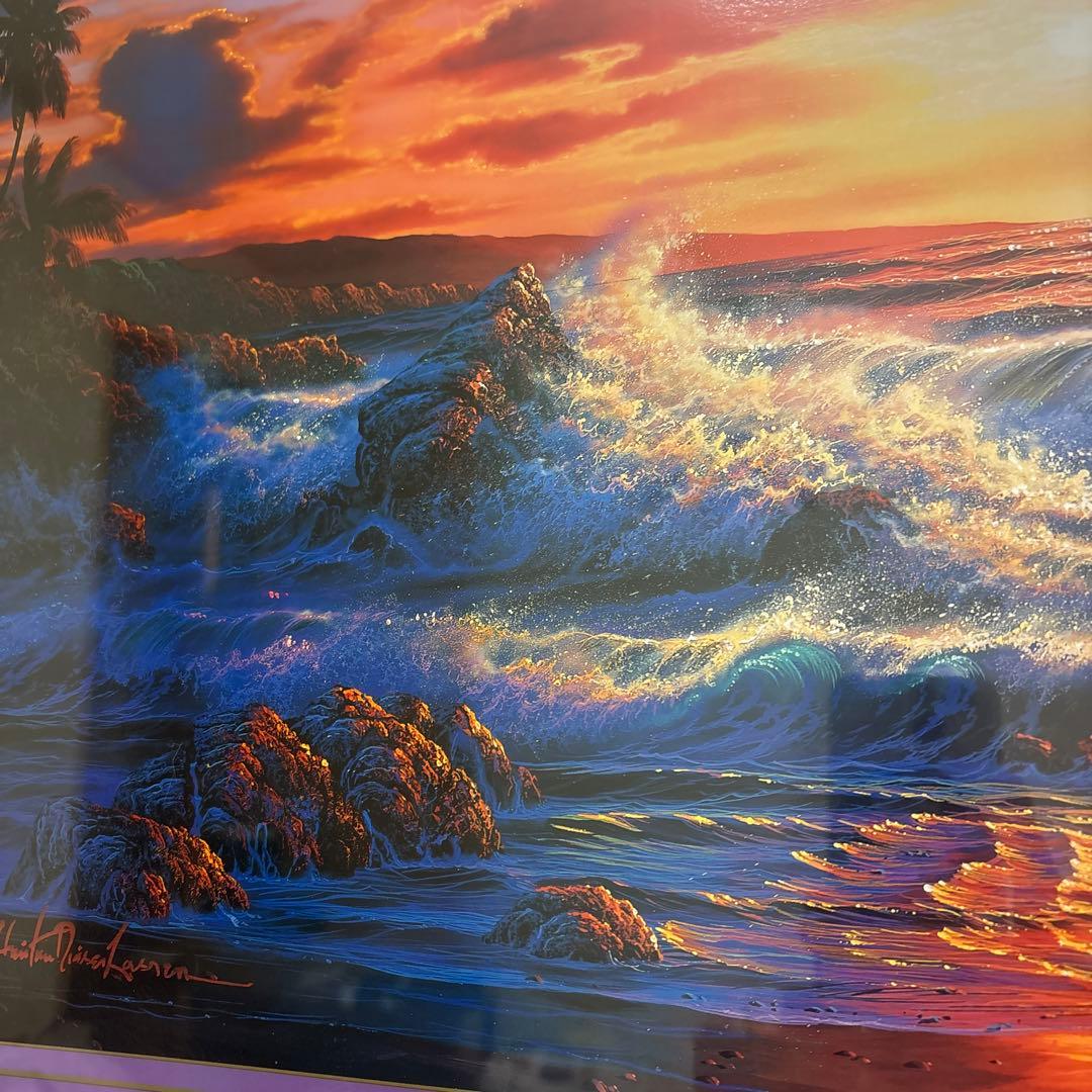 ラッセン　アイランドロマンス　 ROMANCE ポスター　額入り