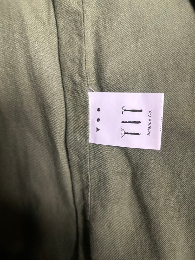 VOO カバーオール グリーン カーキ 厚手　Lサイズ相当