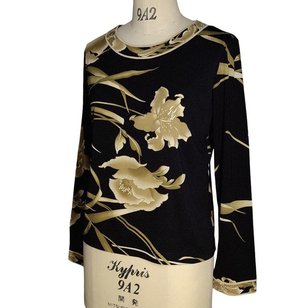 ☆ LEONARD レオナール リリー柄 長袖 カットソー ☆