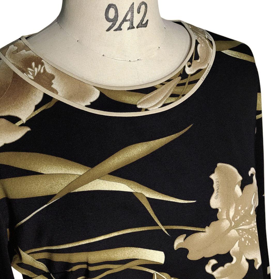 ☆ LEONARD レオナール リリー柄 長袖 カットソー ☆