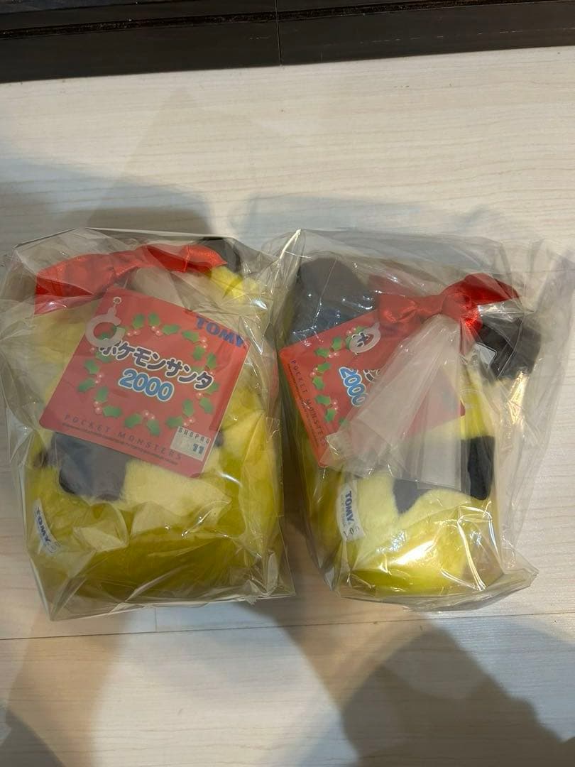 ポケモンサンタ2000 ピカチュウ　ピチュウ ぬいぐるみ　クリスマス　トミー