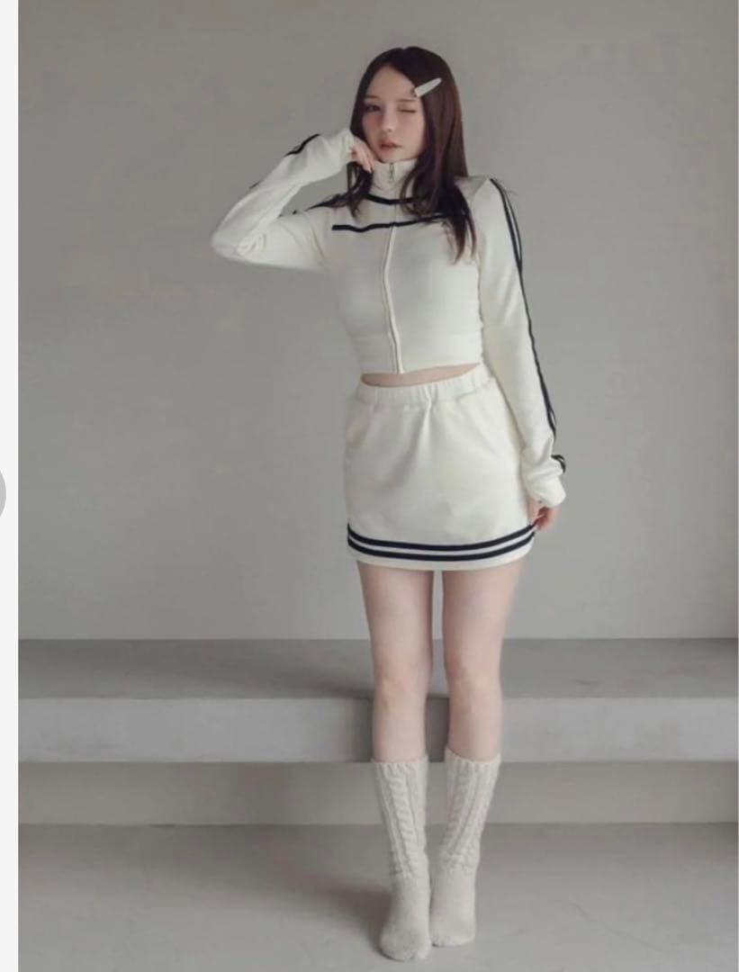 新品タグ付きandmaryセットアップ