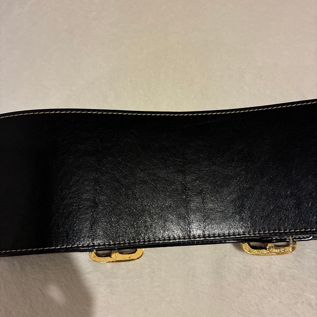 FUMIKA _UCHIDA フミカウチダ ダブルバックルベルト　ブラック