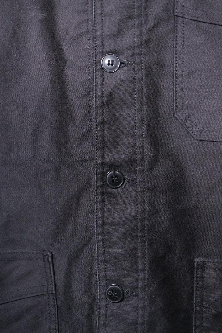 LE TRAVAILLEUR GALLICE　モールスキンカバーオール　ブラック