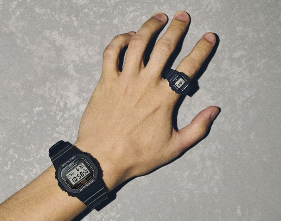 サイちゃん　G-SHOCK nano DWN-5600-1JR black