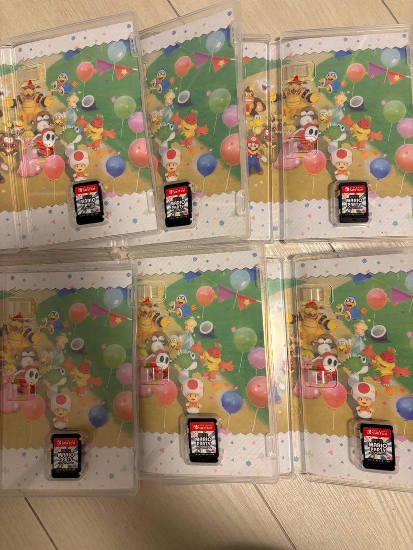 スーパーマリオパーティ Nintendo Switch 6本セット