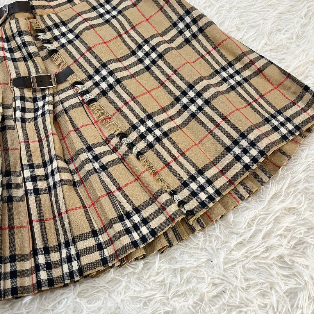 バーバリーロンドン ミニスカート 巻きスカート サイズ2
