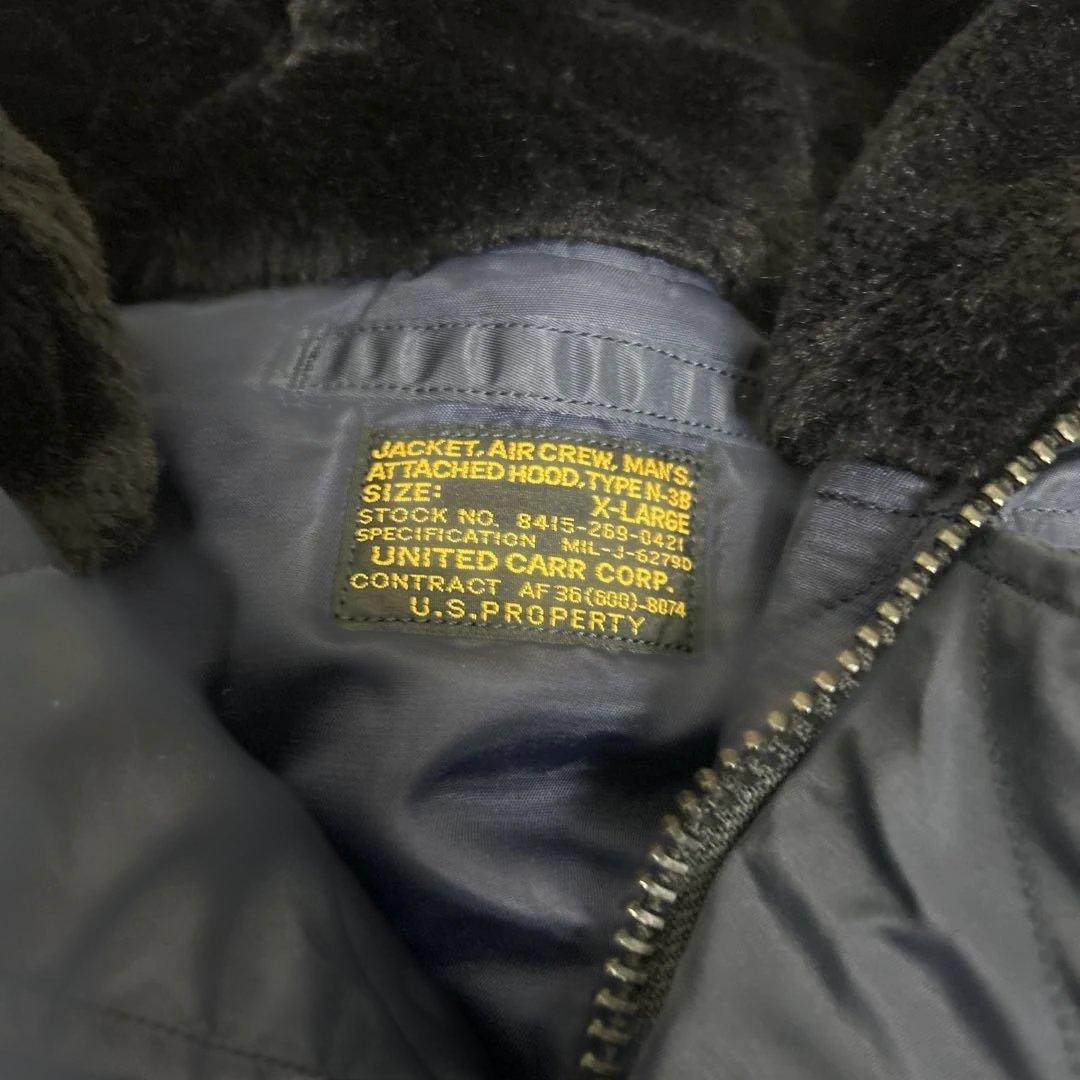 【美品】バズリクソンズユナイテッドカー　N3Bフライトジャケット　ネイビー　XL