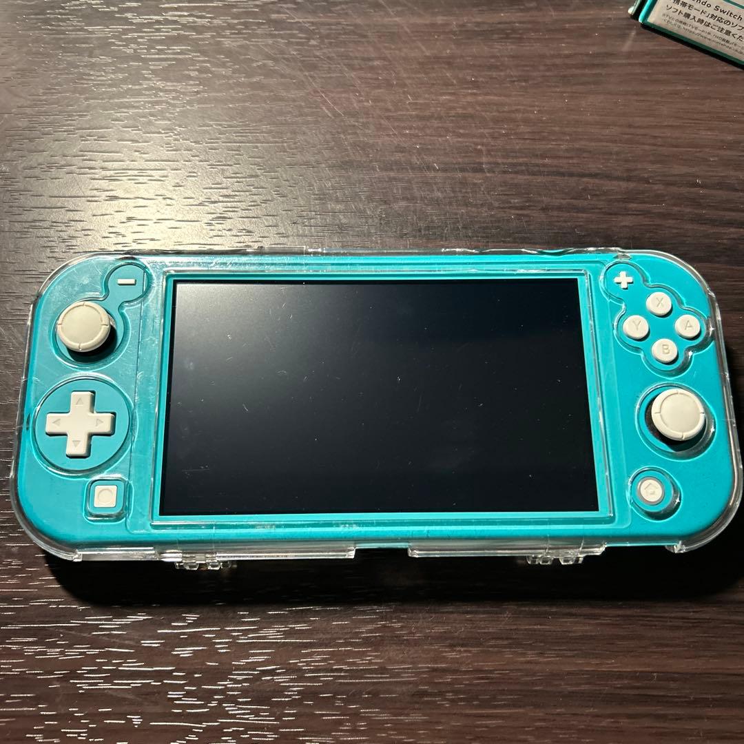 Nintendo Switch Lite ターコイズ 本体 クリアケース付き