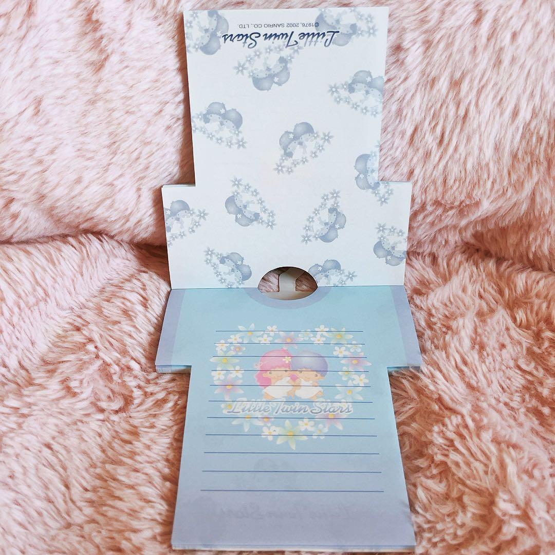 希少激レア　キキララ　日焼け　Tシャツ型メモ　2002 サンリオ　平成レトロ