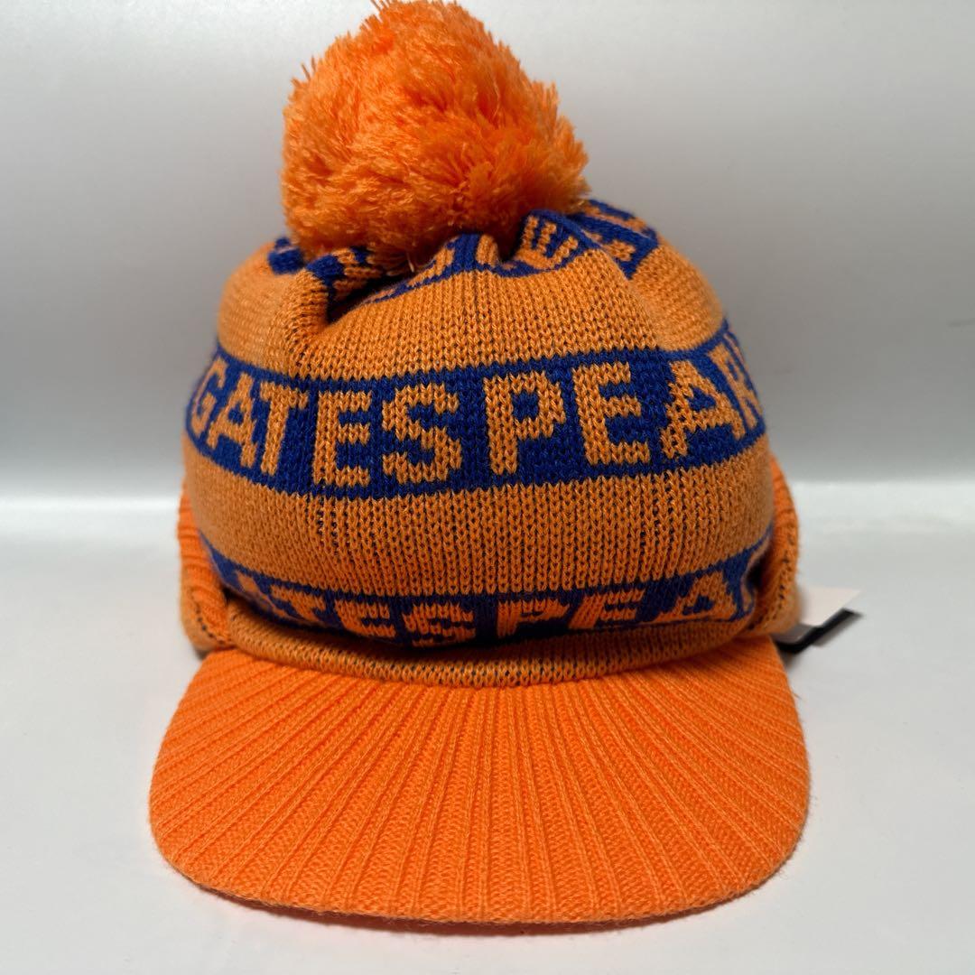 PEARLY GATES パーリーゲイツ 耳当て付き ボンボン付き ニット帽