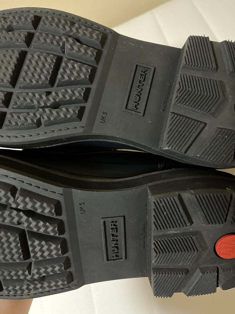 Hunter ローファーレインブーツ　UK5