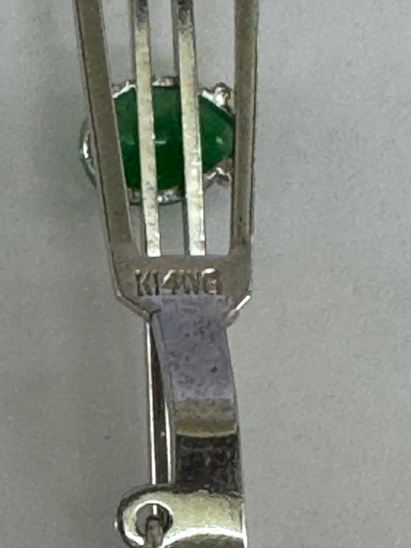 ｋ１４金ホワイトゴールドネクタイピン