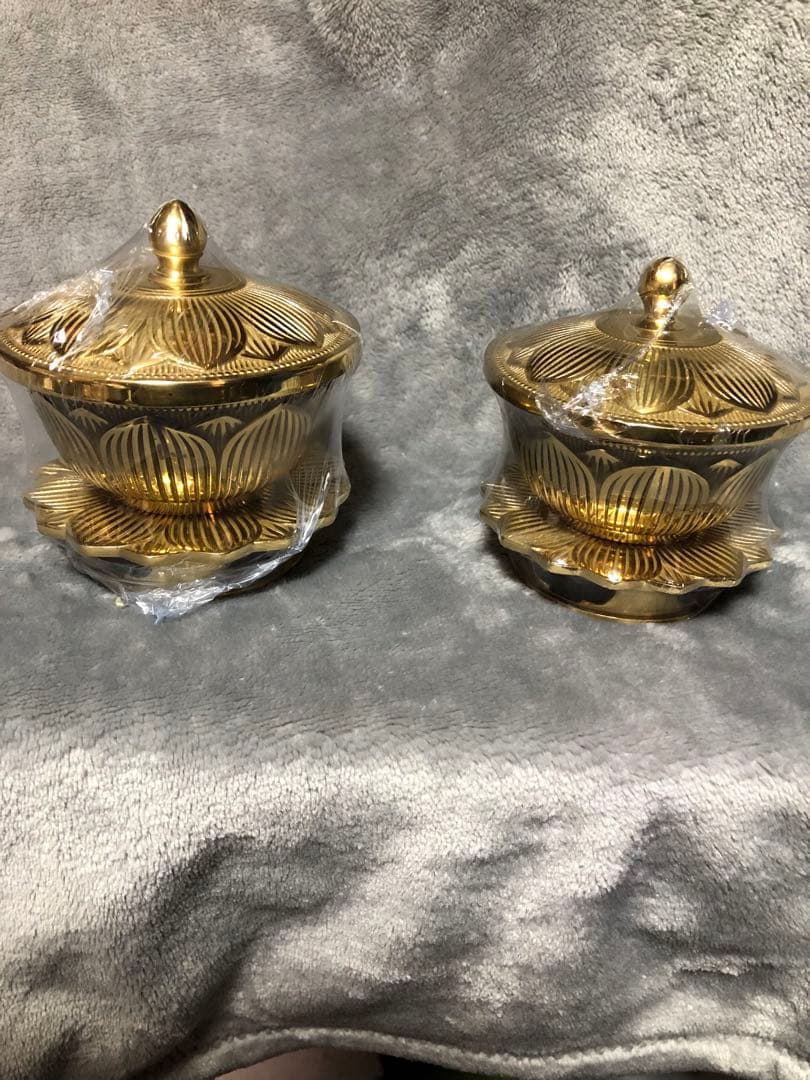 仏教・密教法器　洒水器　塗香器　新品未使用品