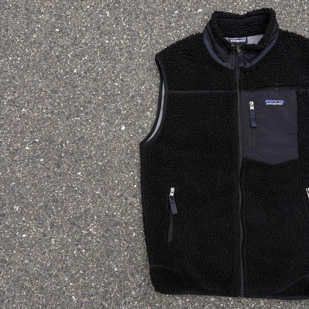 Patagonia パタゴニア ブラック フリースベスト レトロX 19年製