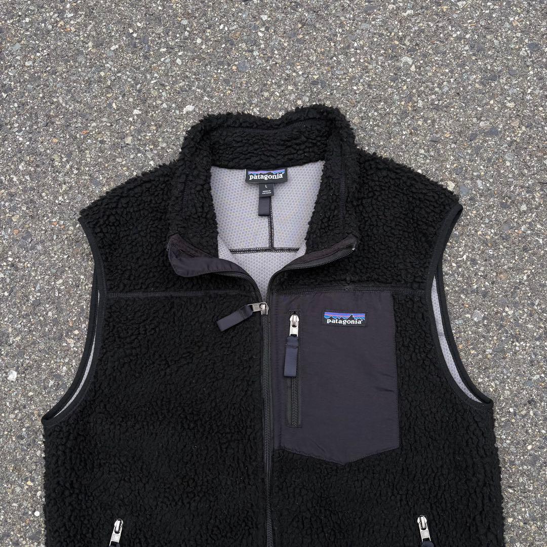 Patagonia パタゴニア ブラック フリースベスト レトロX 19年製