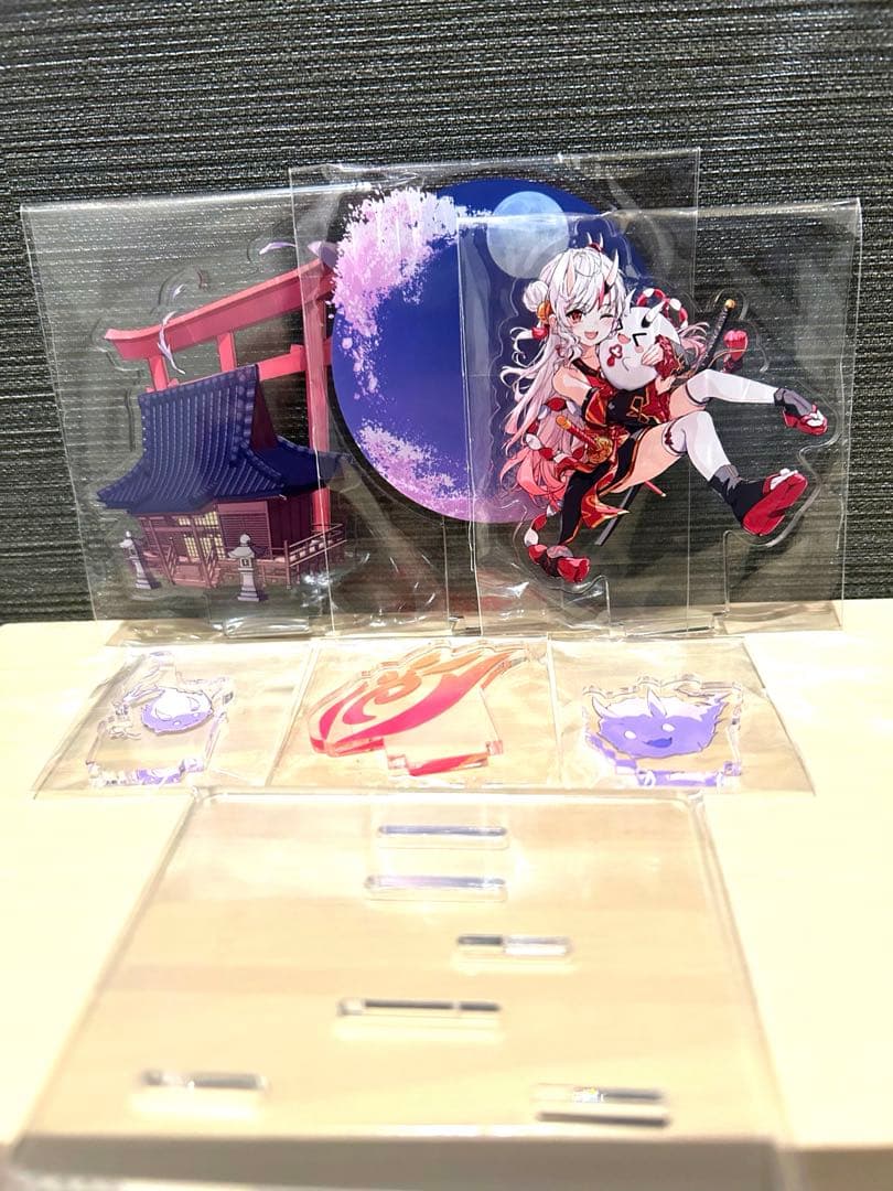 C107 ホロライブ　百鬼あやめ　アクリルスタンド　ジオラマ