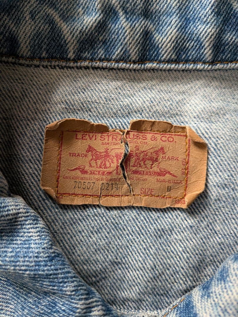 USA製 Levi's 70507-0214 denime jacket