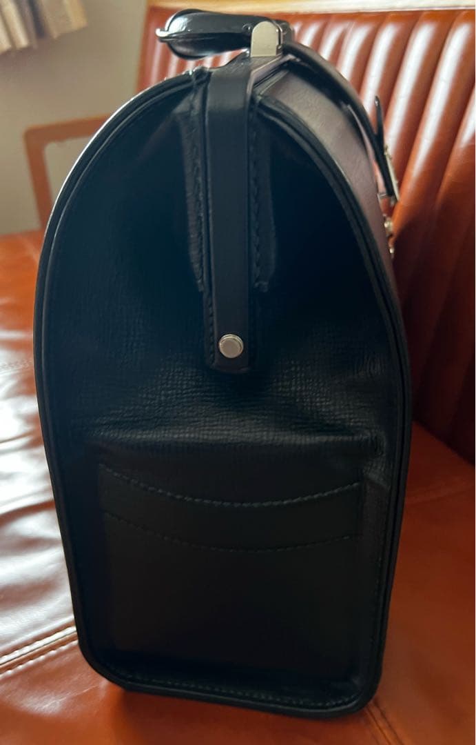 GINZA TANIZAWA TOKYO 角シボBOXダレスバッグ 小サイズ