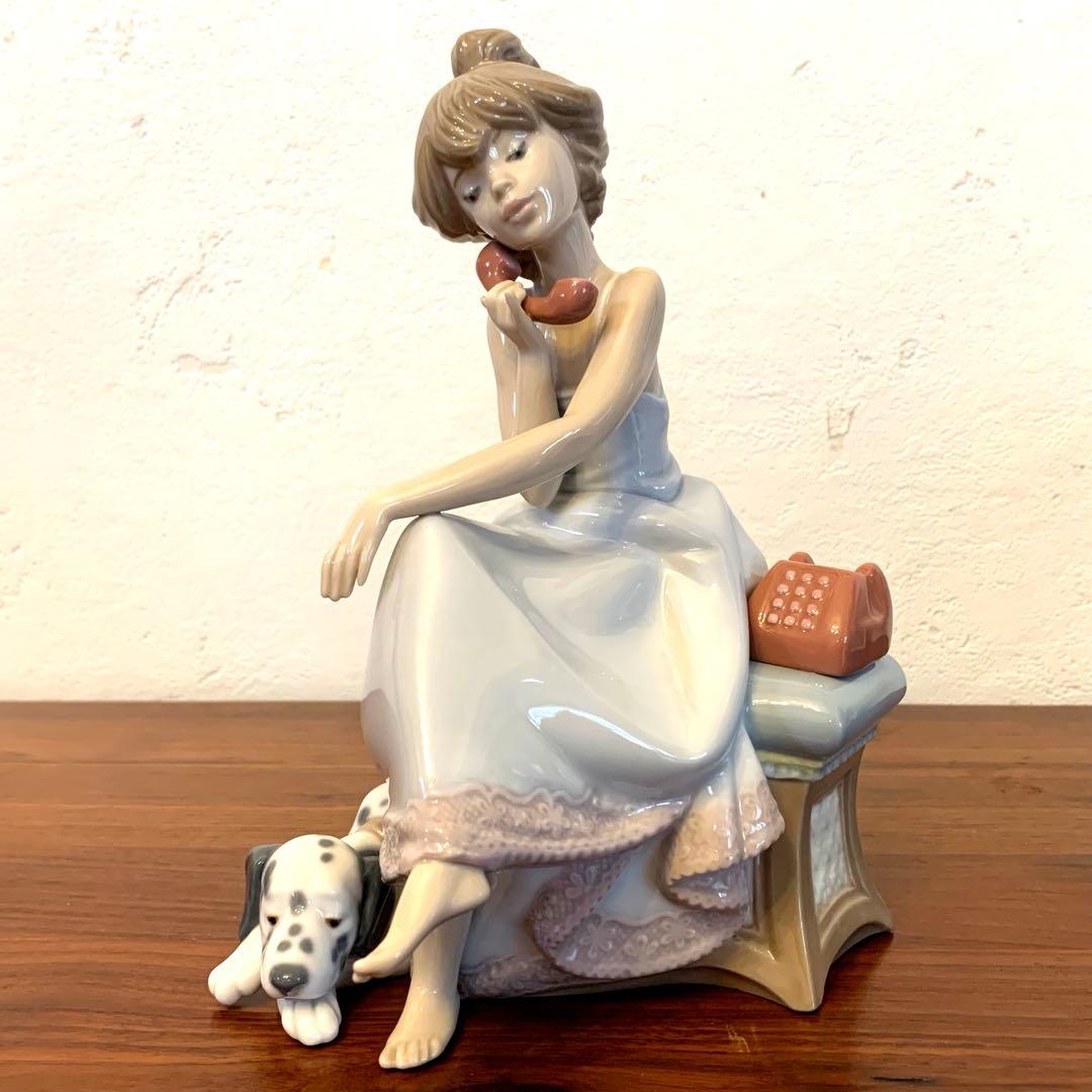 【箱付き美品】リヤドロ(LLADRO)　『大事な電話』 #5466