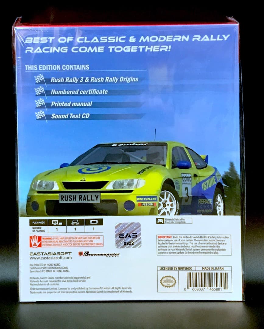 Rush Rally Collection Switch 新品未開封
