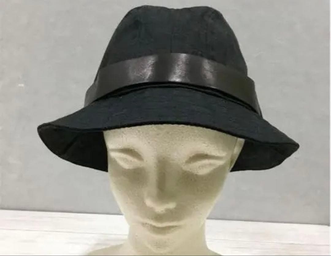 GUCCI グッチ GG柄 バケット ハット 帽子 ブラック M イタリア製