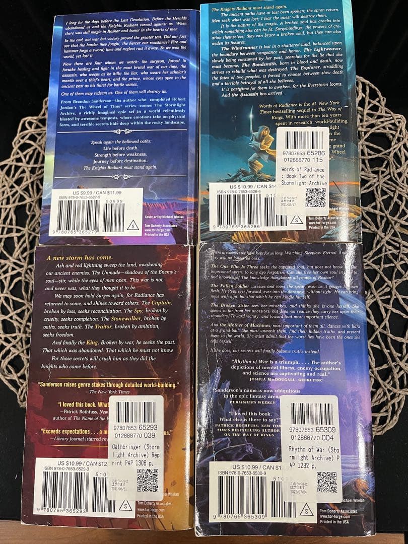 洋書 Brandon Sanderson The Stormlight Archive