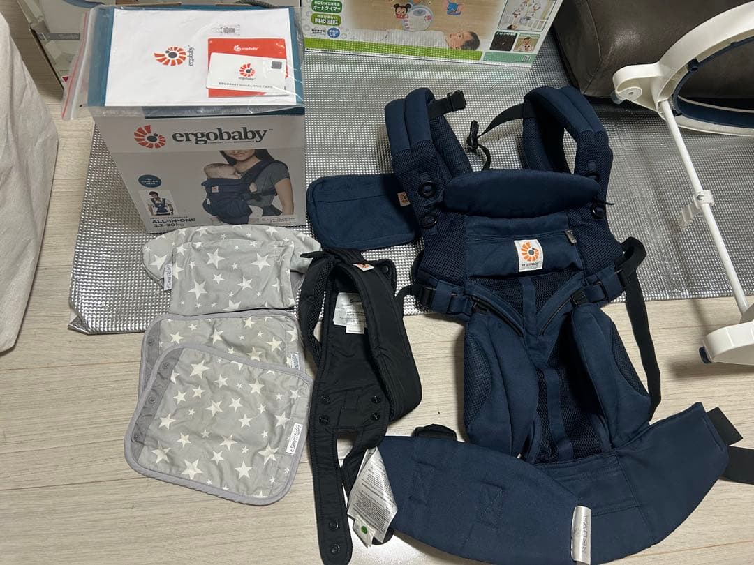 エルゴベビー オムニブリーズ ネイビー 抱っこ紐 エアーメッシュ 最終値下げ