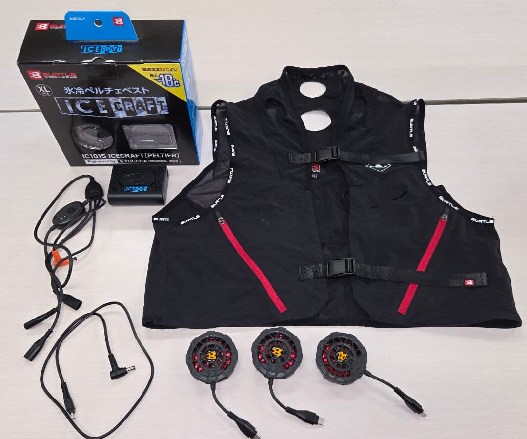 2025新作 アイスクラフト ペルチェベスト　バートル BURTLE 冷却ウェア